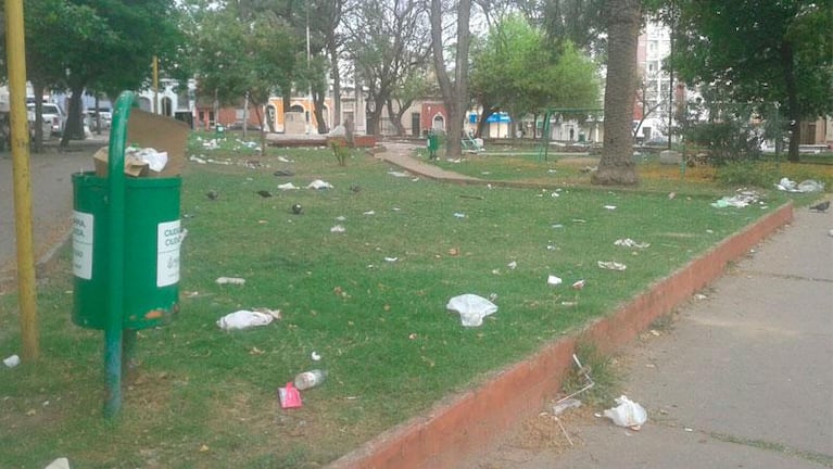 La plaza de la basura 
