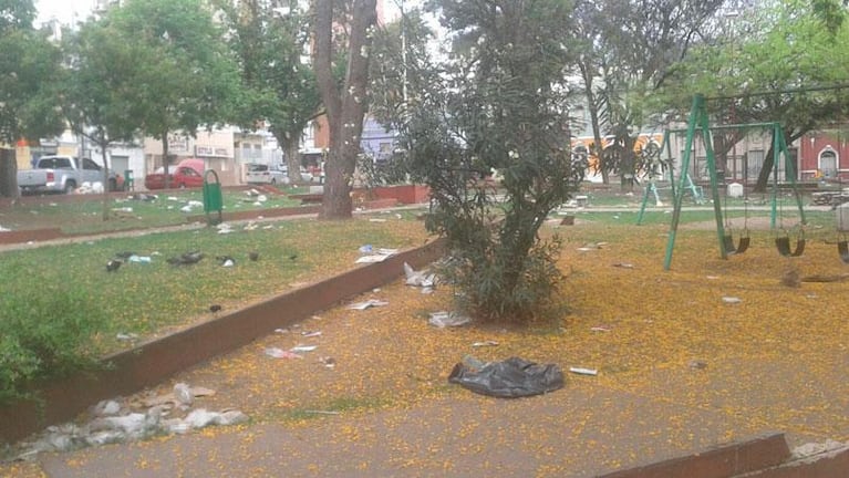 La plaza de la basura 