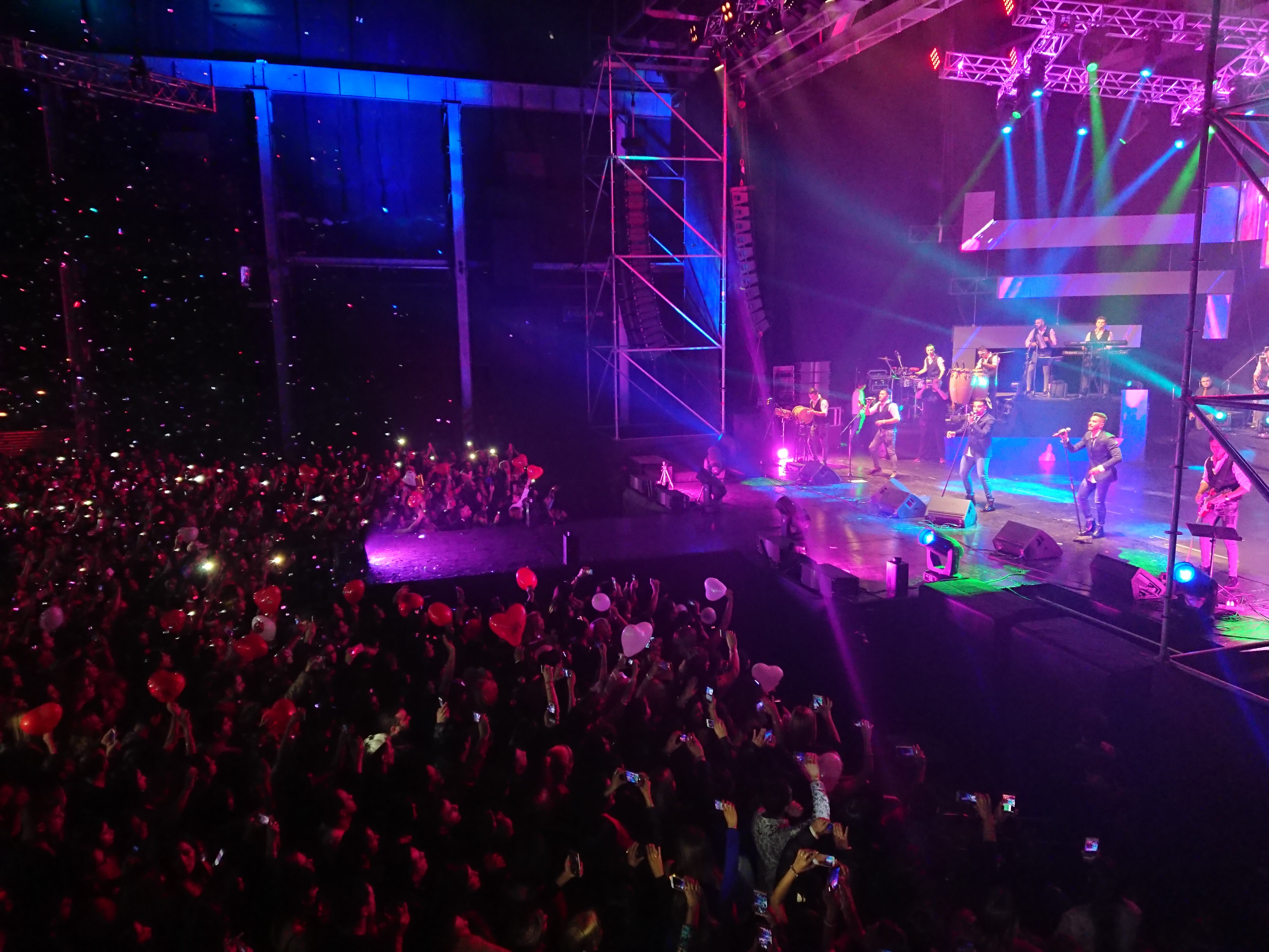 La Plaza de la Música mostró un lleno total en la noche del sábado. 