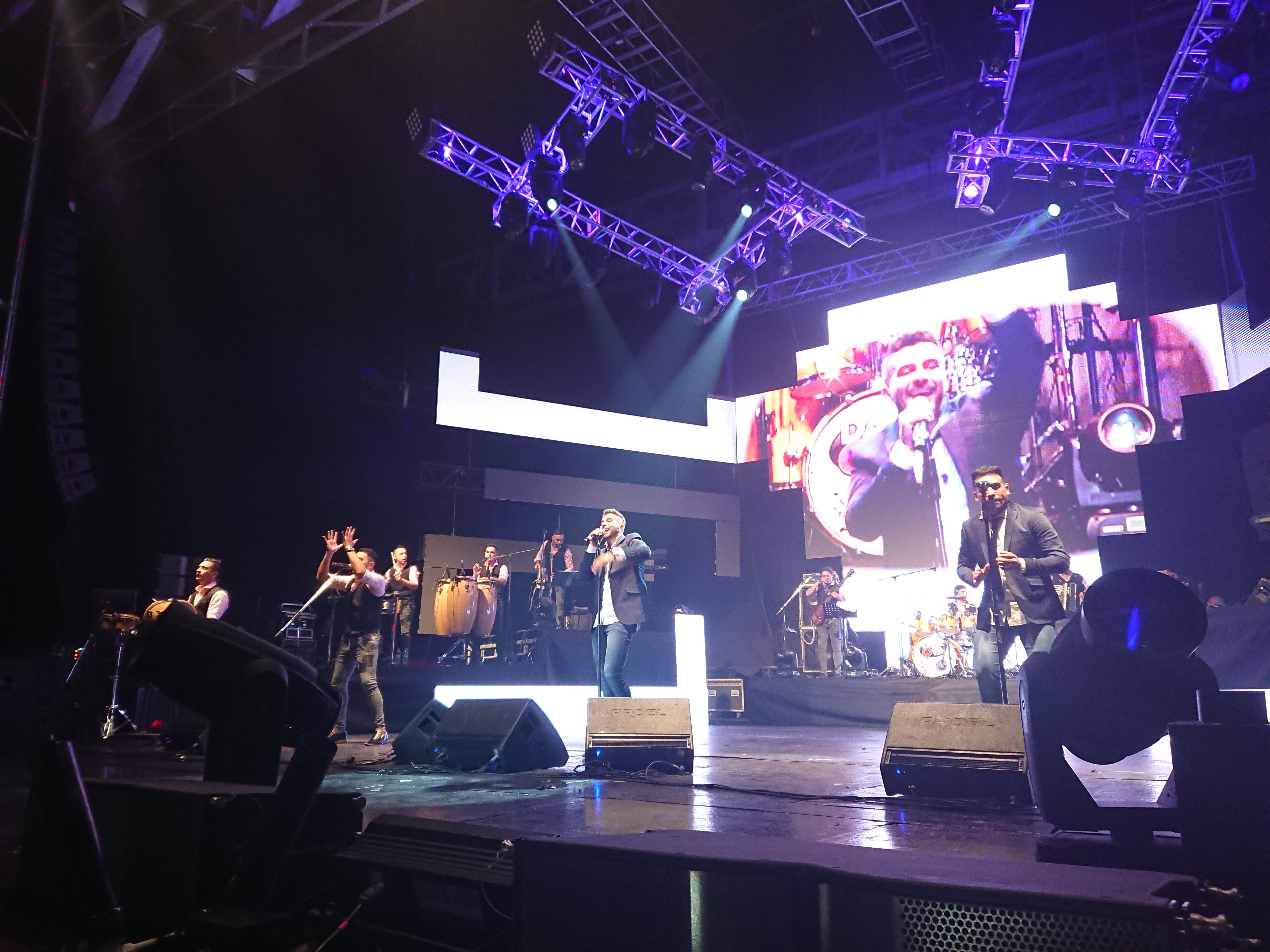 La Plaza de la Música mostró un lleno total en la noche del sábado. 