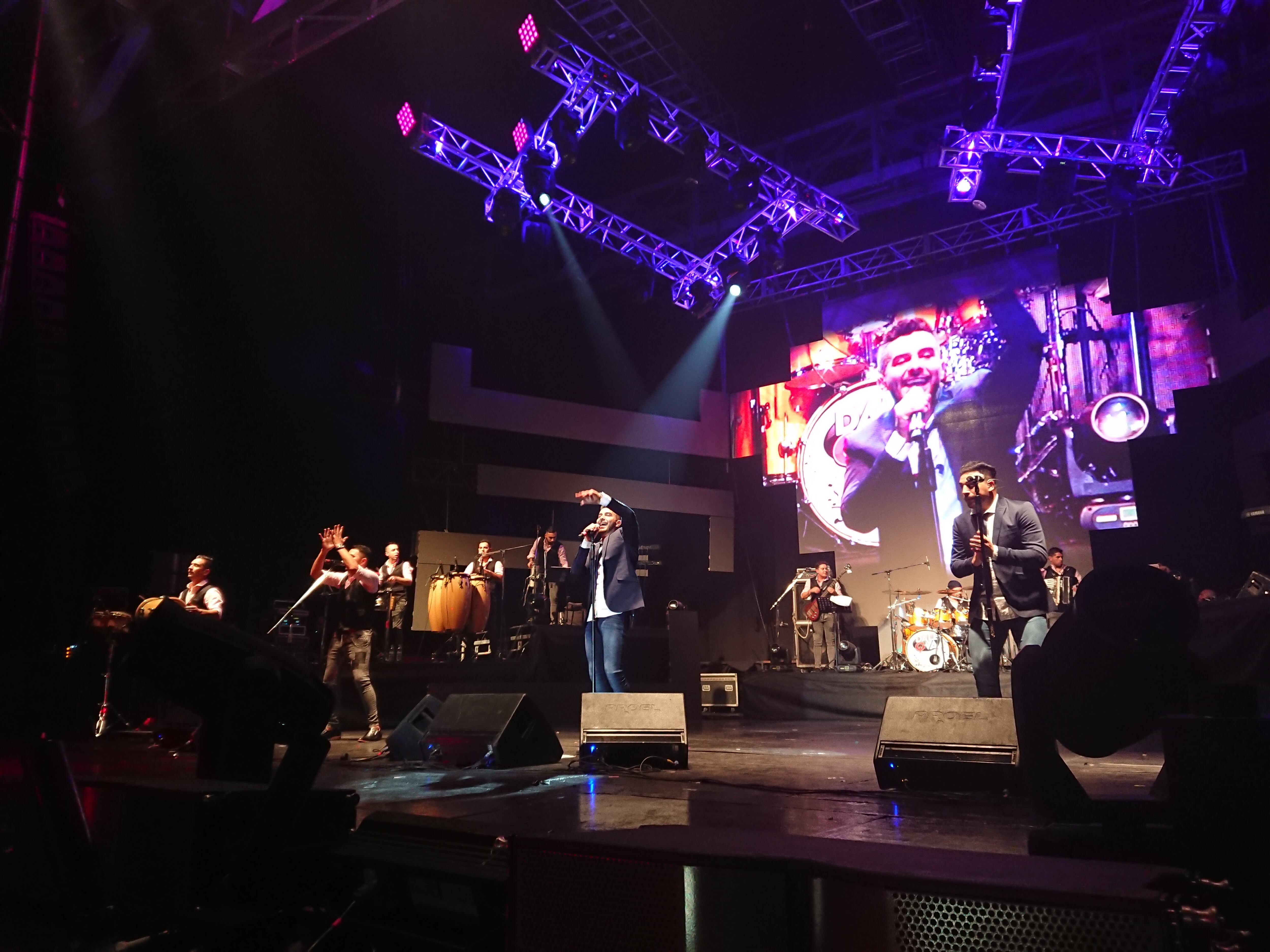 La Plaza de la Música mostró un lleno total en la noche del sábado. 