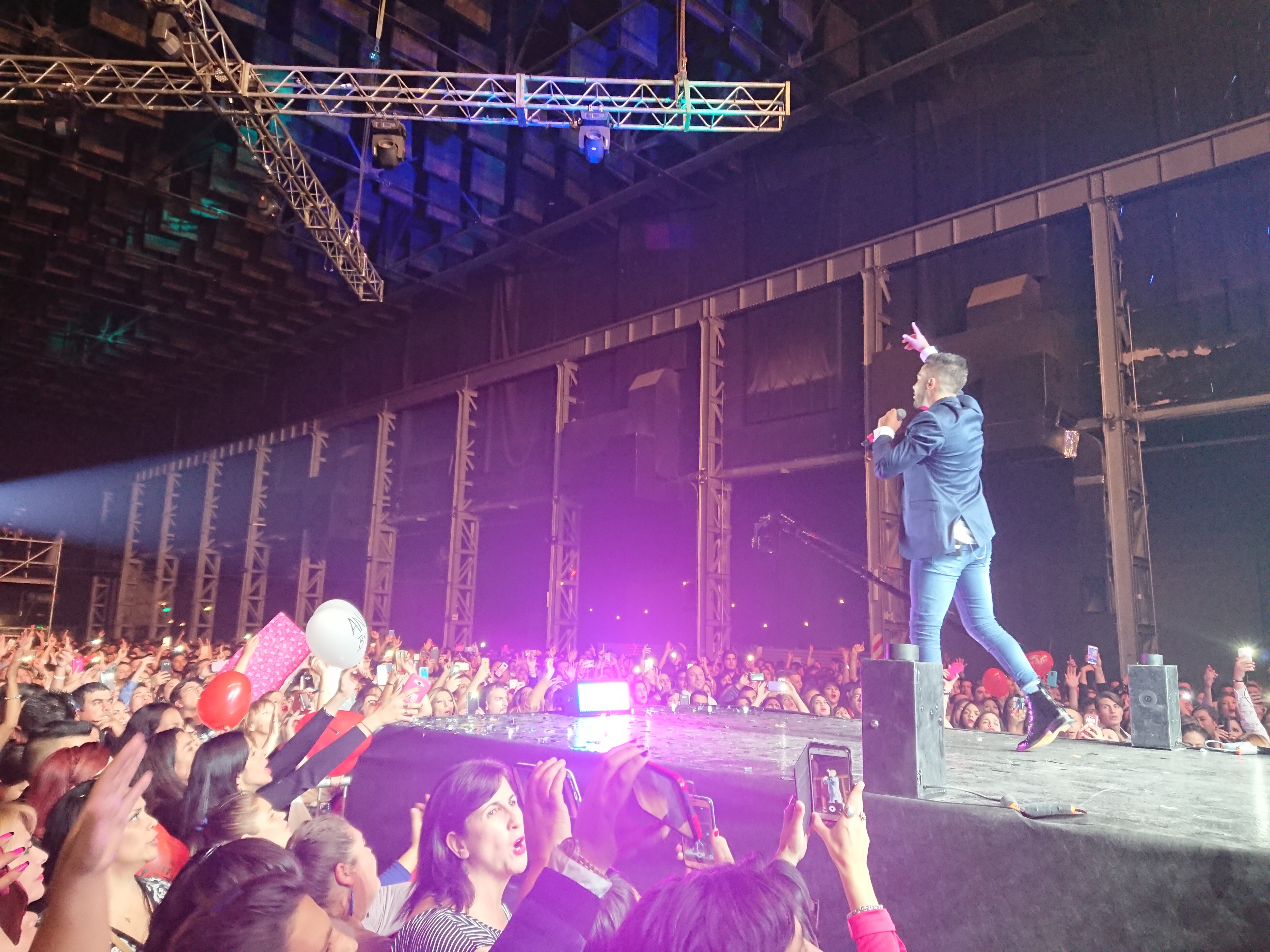 La Plaza de la Música mostró un lleno total en la noche del sábado. 