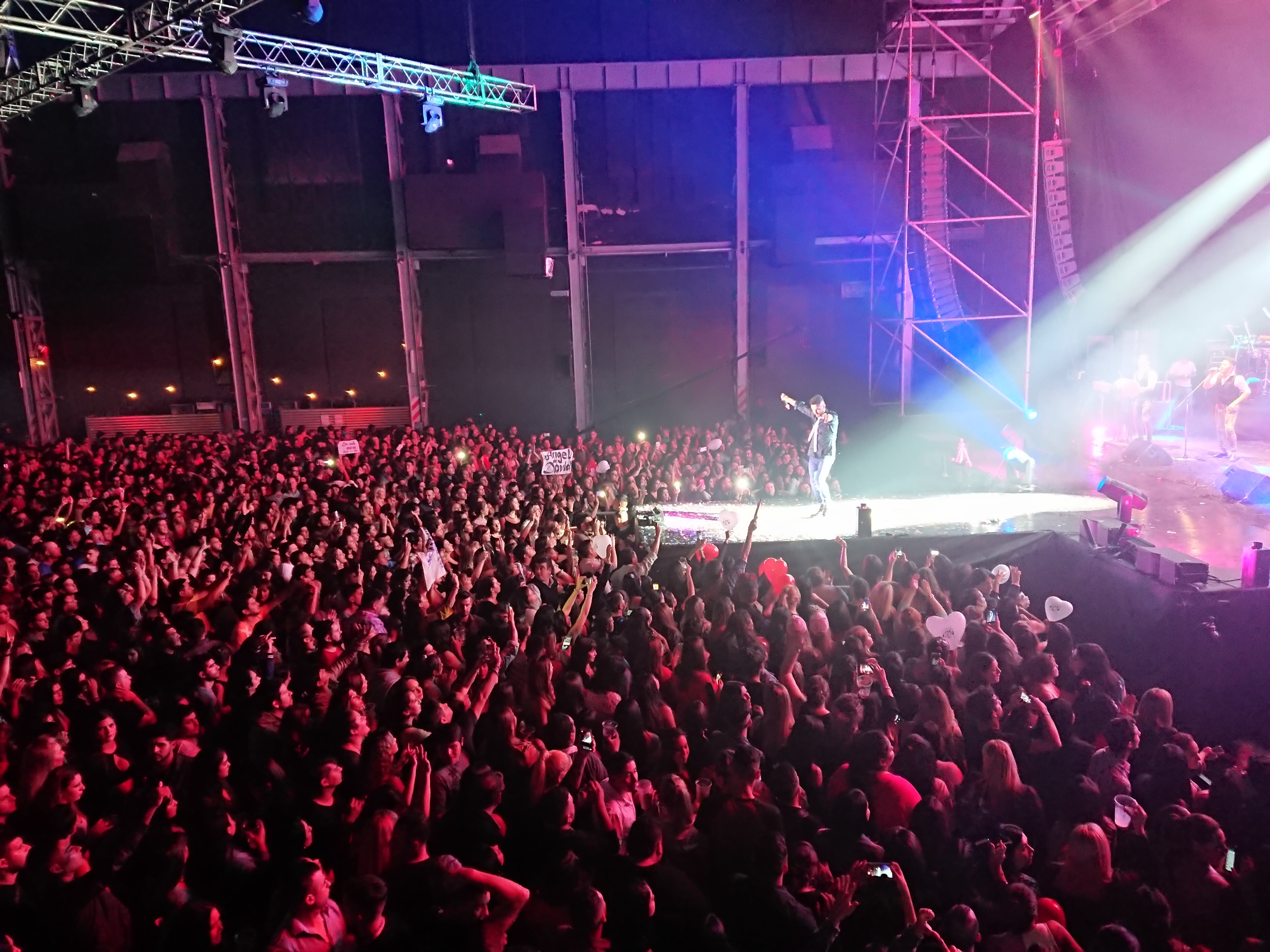 La Plaza de la Música mostró un lleno total en la noche del sábado. 