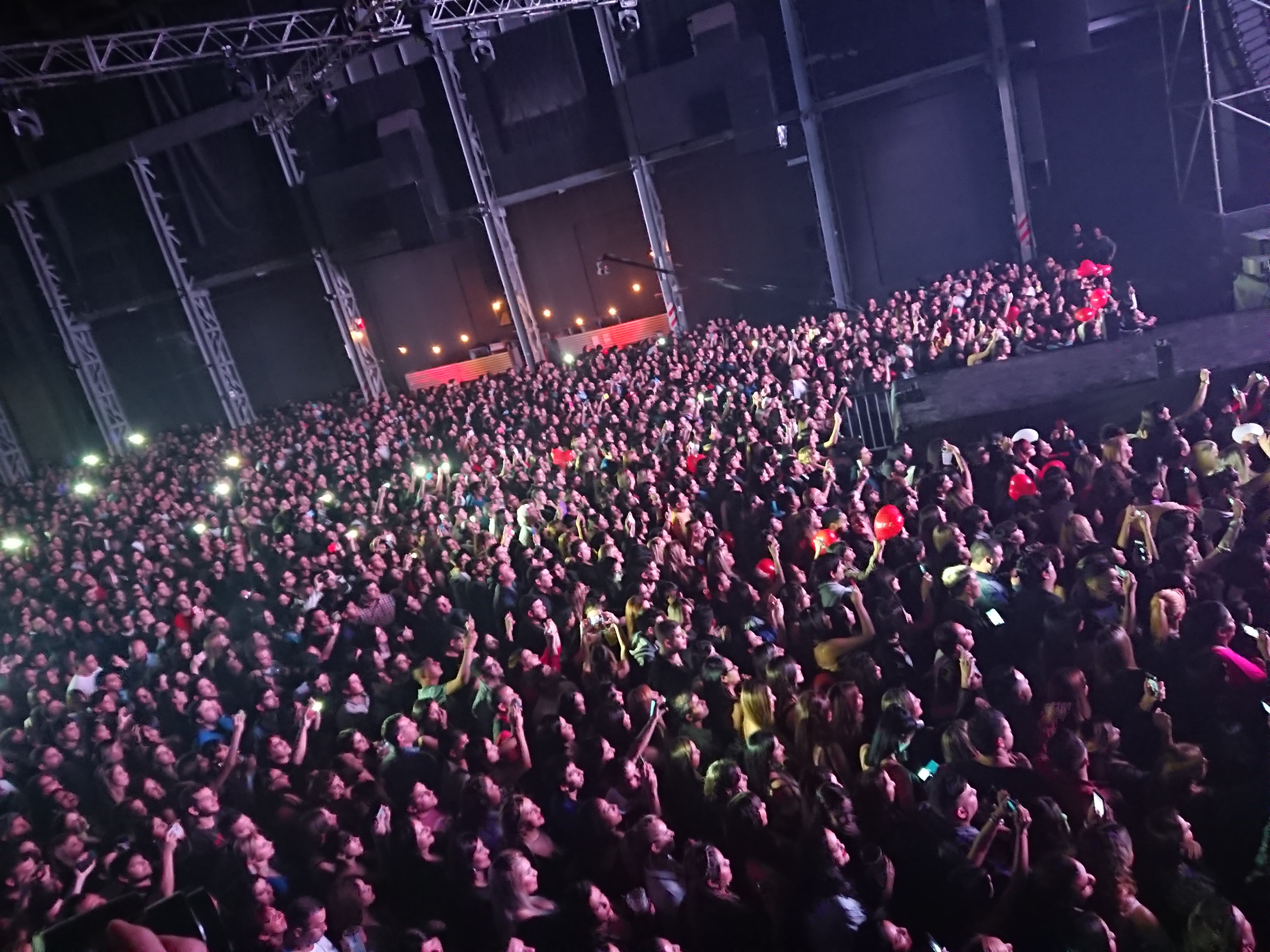 La Plaza de la Música mostró un lleno total en la noche del sábado. 