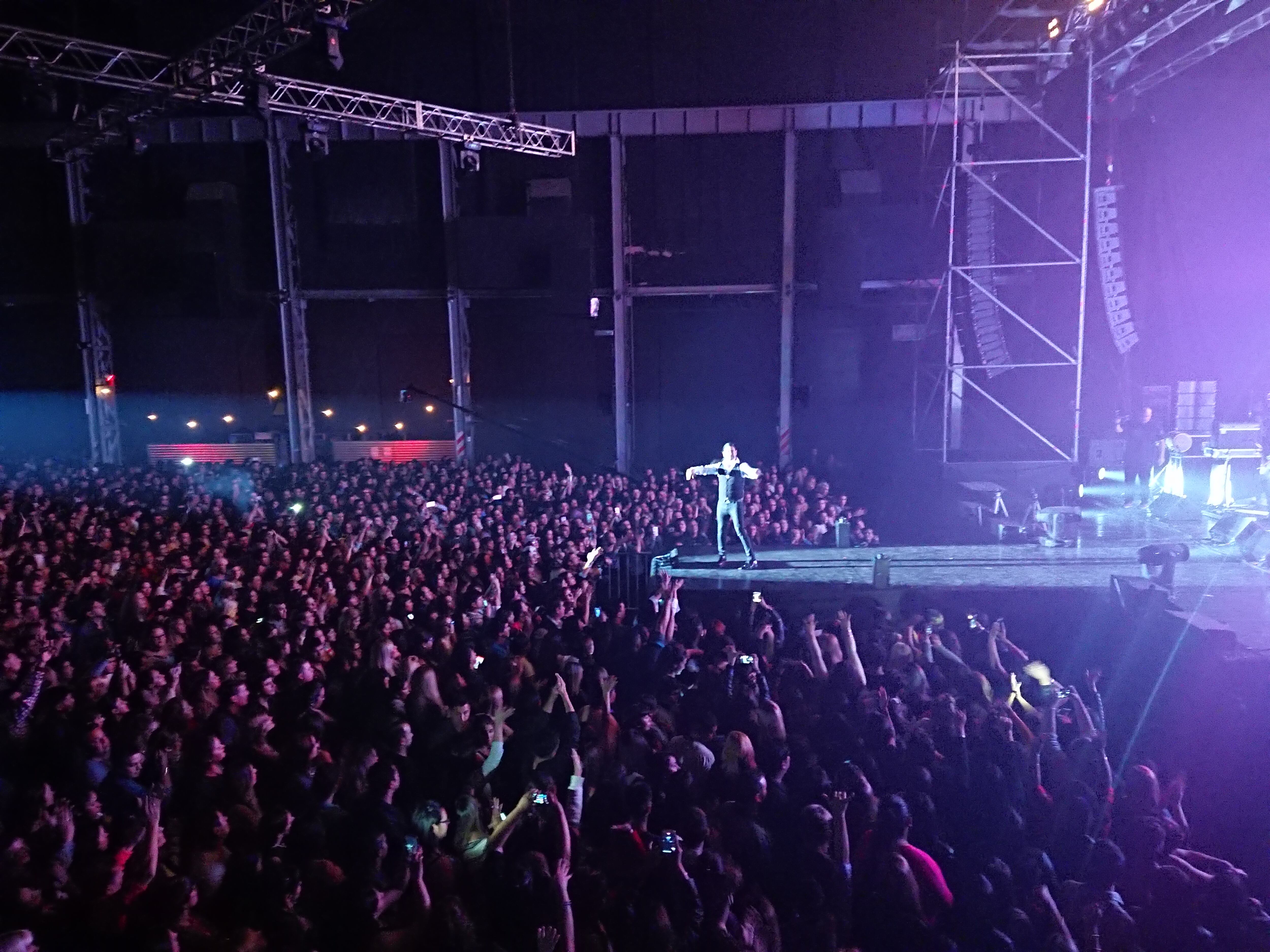 La Plaza de la Música mostró un lleno total en la noche del sábado. 