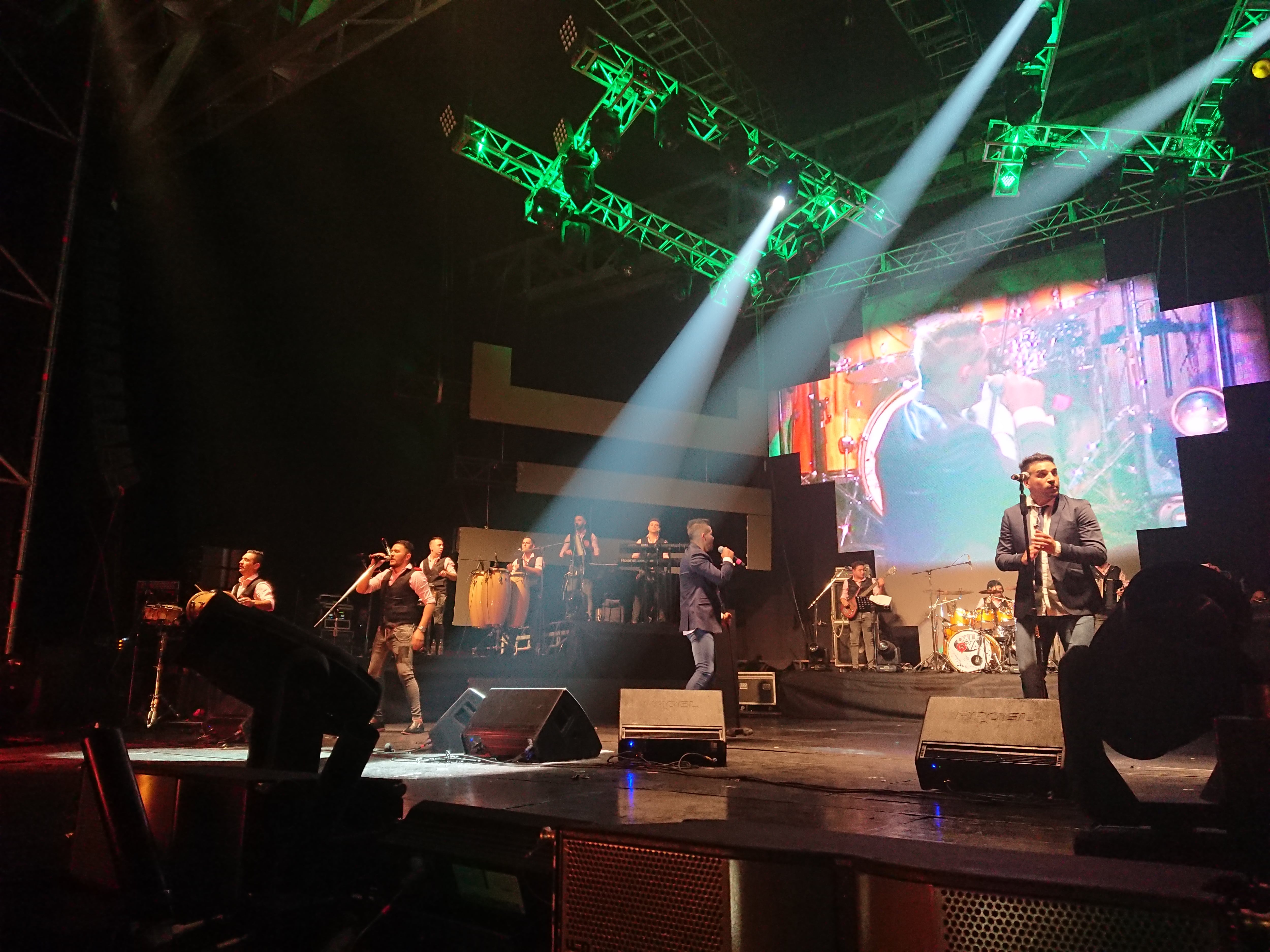 La Plaza de la Música mostró un lleno total en la noche del sábado. 