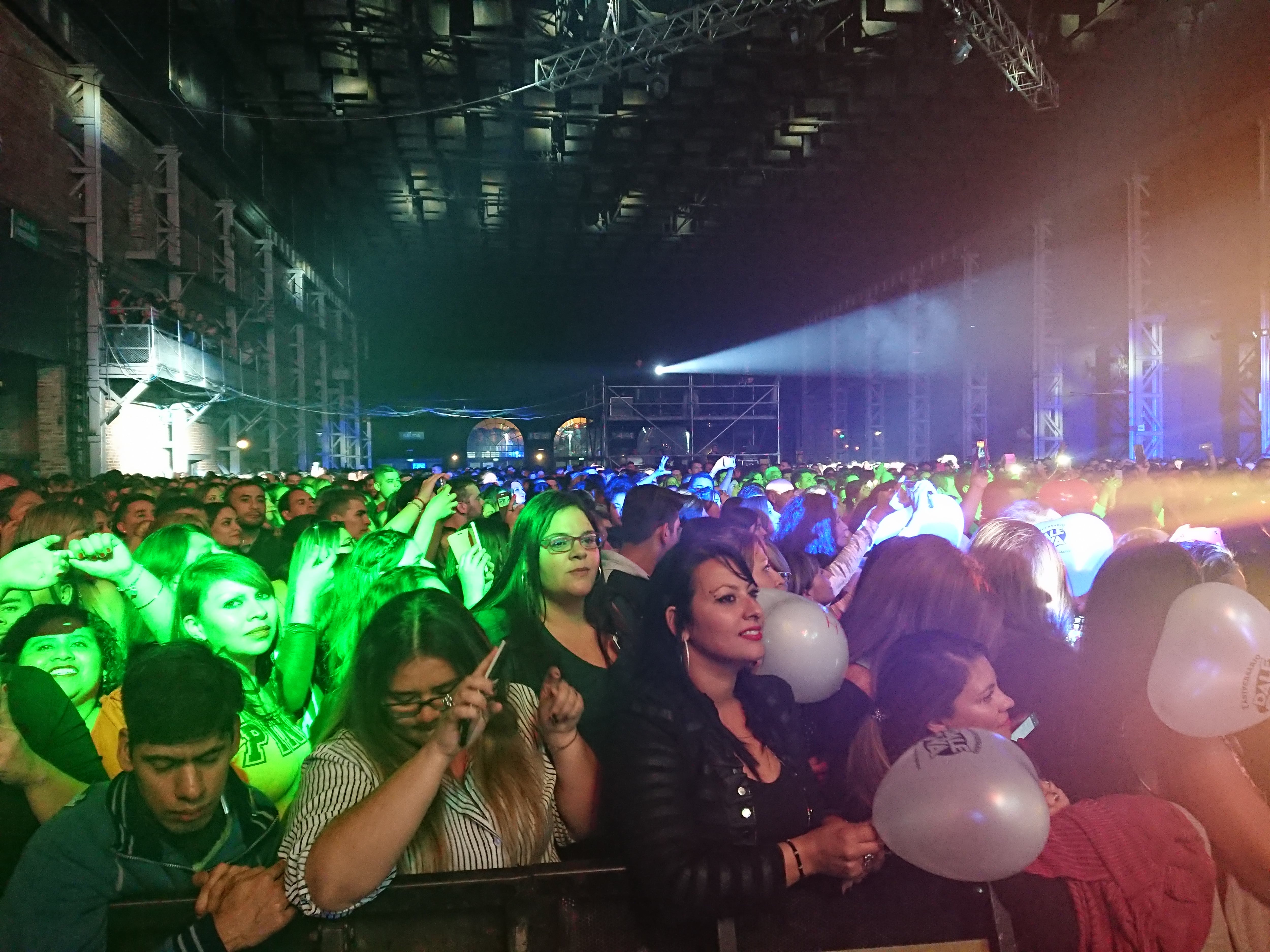 La Plaza de la Música mostró un lleno total en la noche del sábado. 