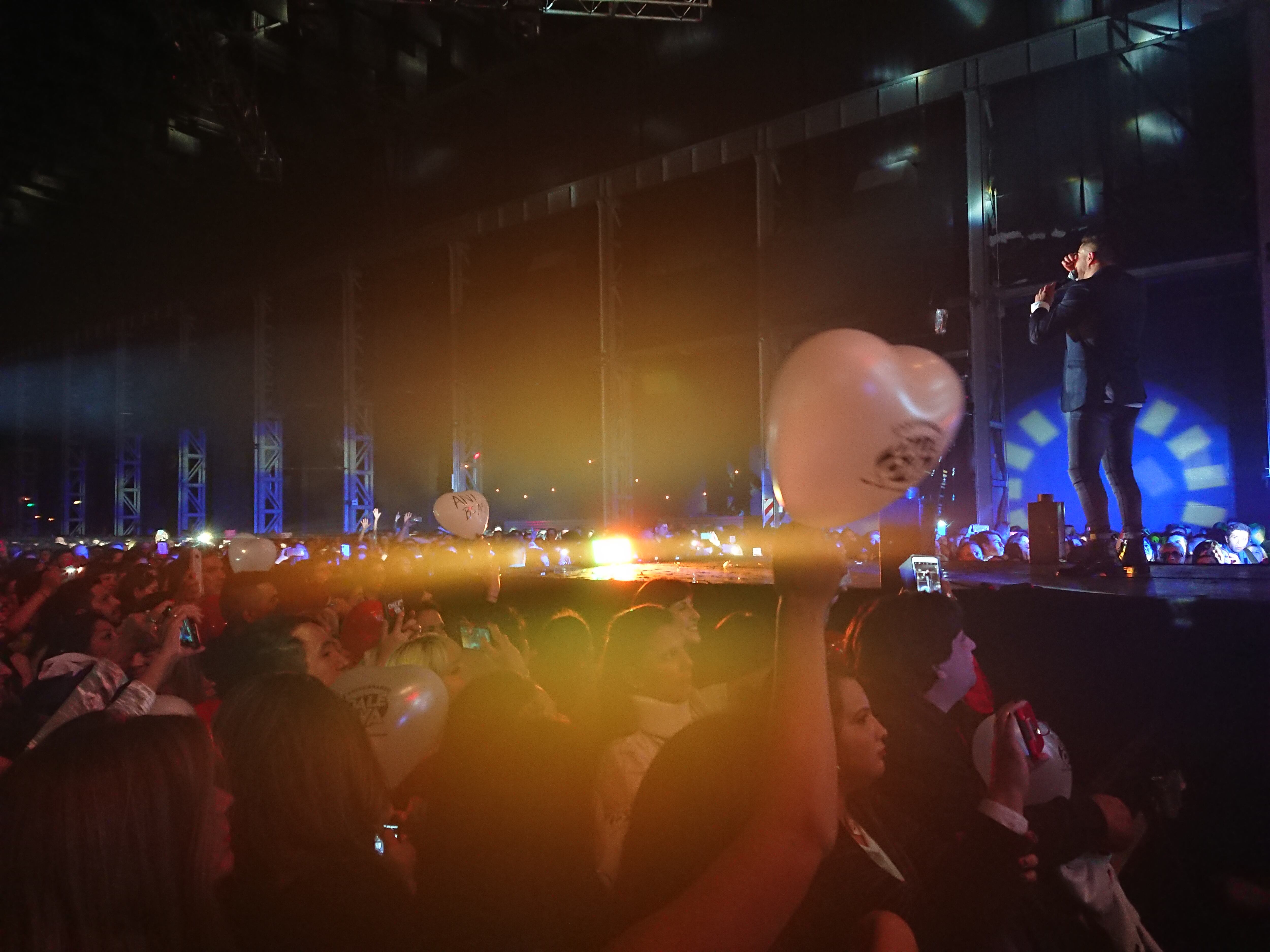 La Plaza de la Música mostró un lleno total en la noche del sábado. 