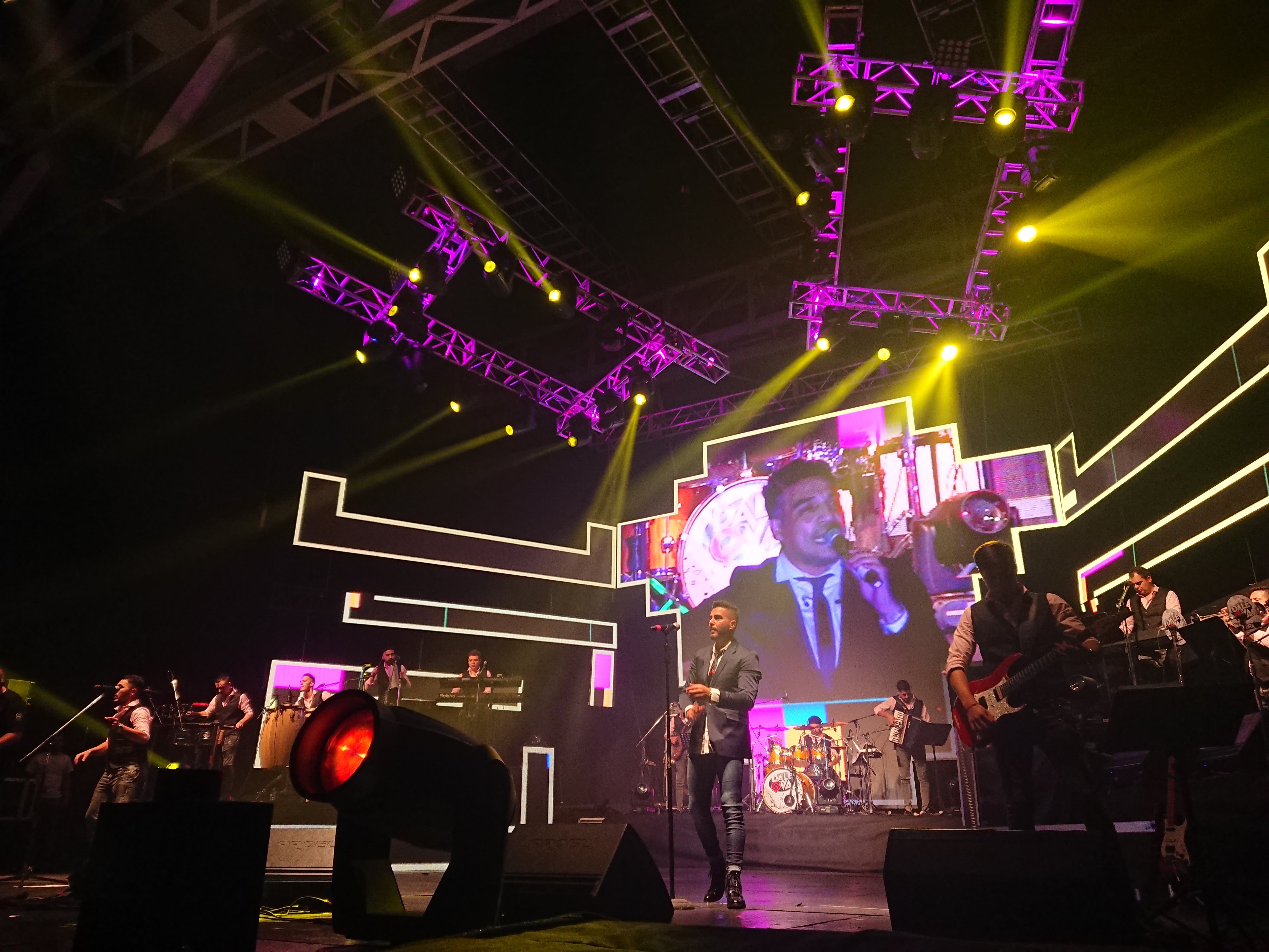 La Plaza de la Música mostró un lleno total en la noche del sábado. 