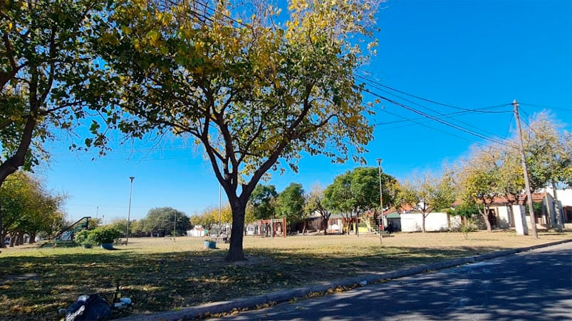 La plaza donde ocurrió el hecho delictivo.