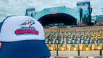 La Plaza Próspero Molina lista para el Cosquín Cuarteto 2022.