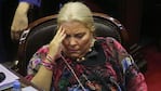 La polémica imagen de Elisa Carrió.