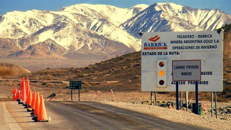 La polémica mina Veladero de la empresa Barrick Gold en San Juan