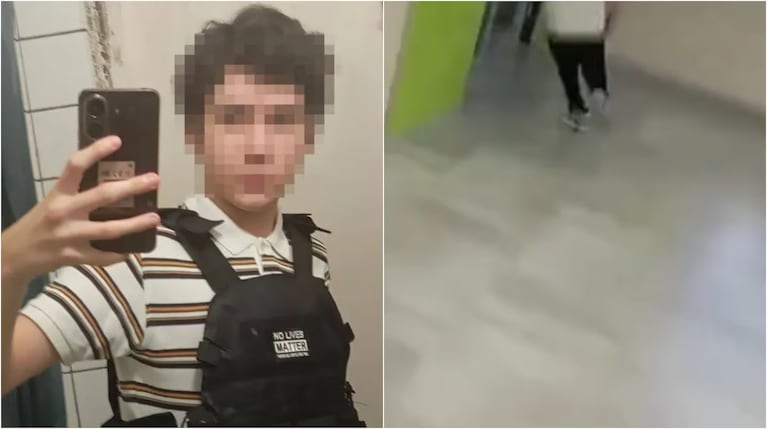 La policía detuvo al agresor tras el brutal ataque en la escuela de Gorki-2.