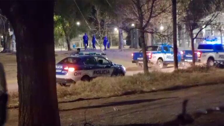 La Policía disuadió a un grupo de violentos en barrio Guiñazú.