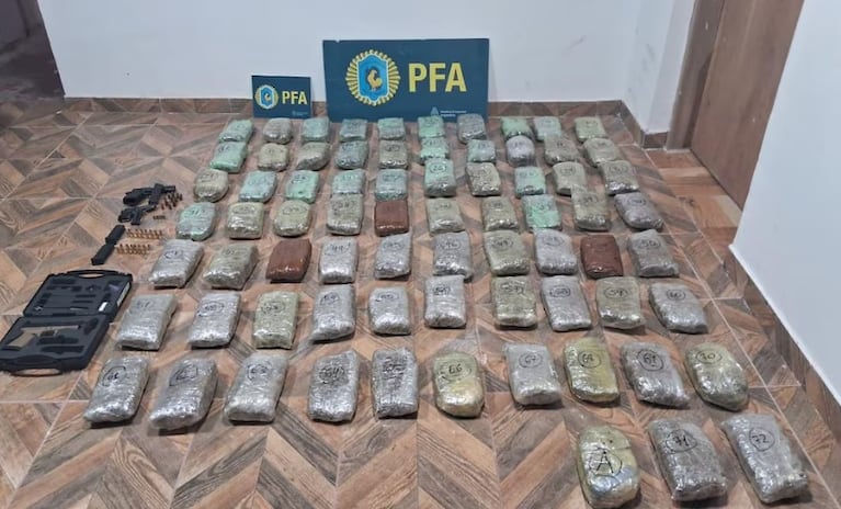 La Policía Federal Argentina detuvo un importante cargamento.
