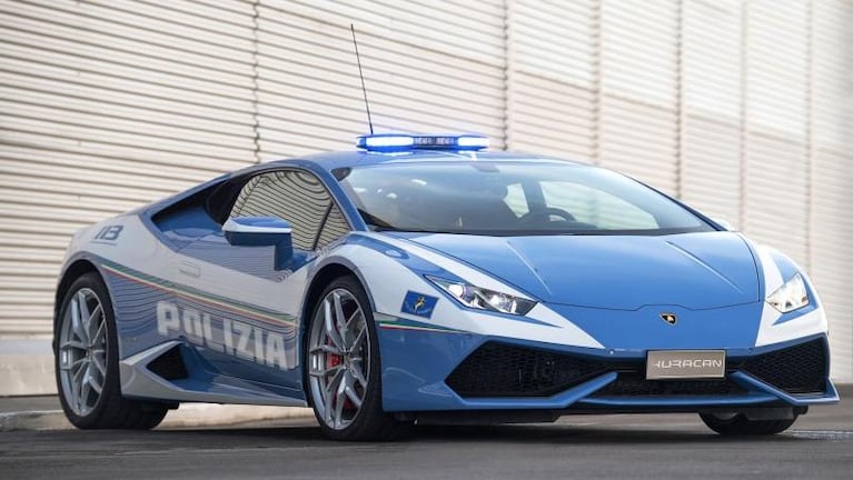 La Policía italiana incorporó un Lamborghini  Huracán