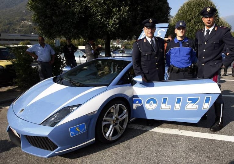 La Policía italiana incorporó un Lamborghini  Huracán