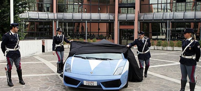 La Policía italiana incorporó un Lamborghini  Huracán