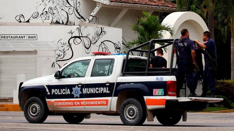 La Policía llegó al lugar pero no pudo hacer nada.