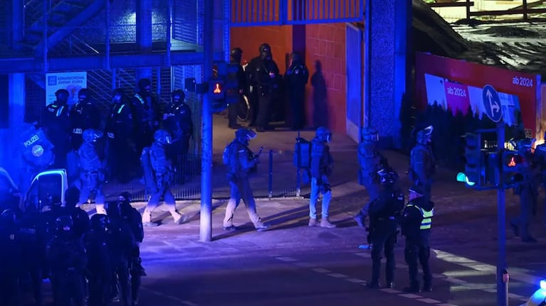 La Policía local montó un fuerte operativo en la zona.