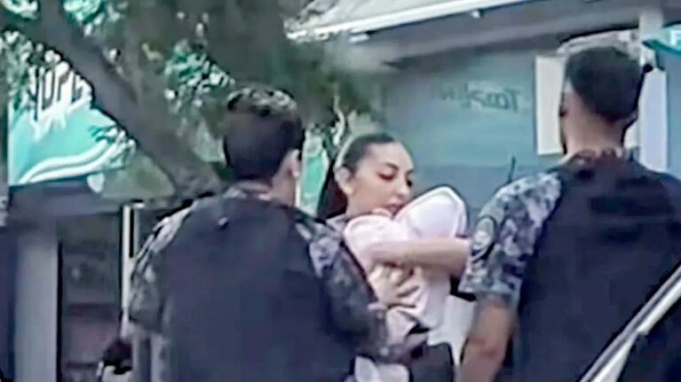 La Policía rescató a la bebé abandonada (Gentileza Puntal)