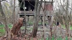 La precaria vivienda estaba ubicada en una selva de difícil acceso.