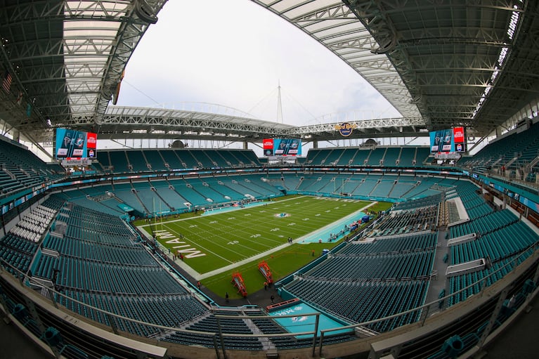 La predicción tiene como escenario el Hard Rock Stadium. Credit: Nathan Ray Seebeck-USA TODAY Sports/File Photo