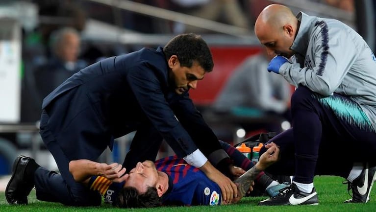 La preocupante lesión de Messi