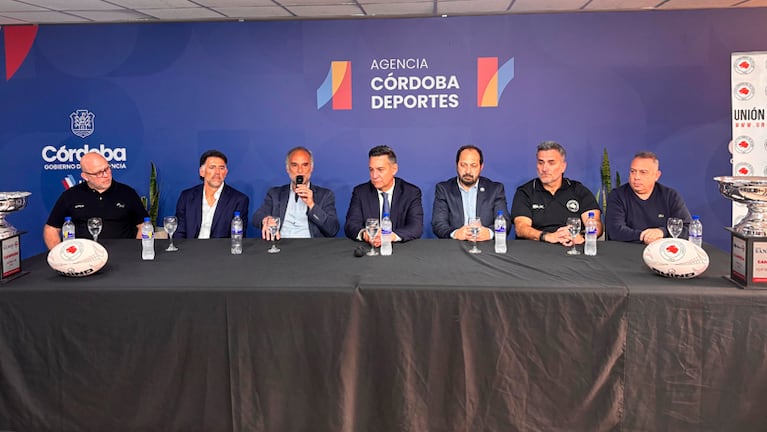La presentación en el Kempes de las finales del rugby cordobés.