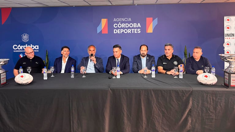 La presentación en el Kempes de las finales del rugby cordobés.