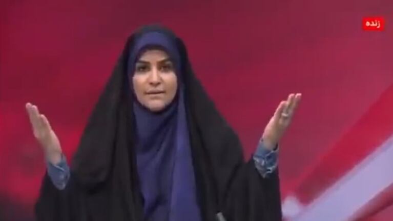La presentadora no habría resultado herida por el impacto del misil.