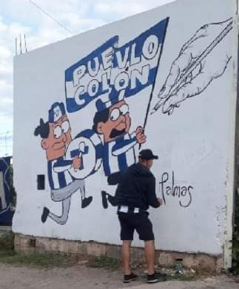 La previa de Instituto-Talleres: así pintan murales sus agrupaciones en Córdoba