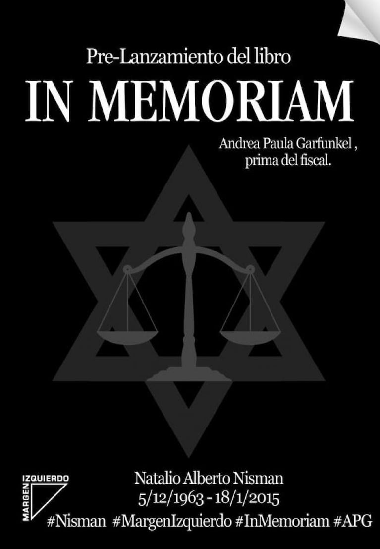 La prima de Nisman publicó un libro y asegura que lo asesinaron 