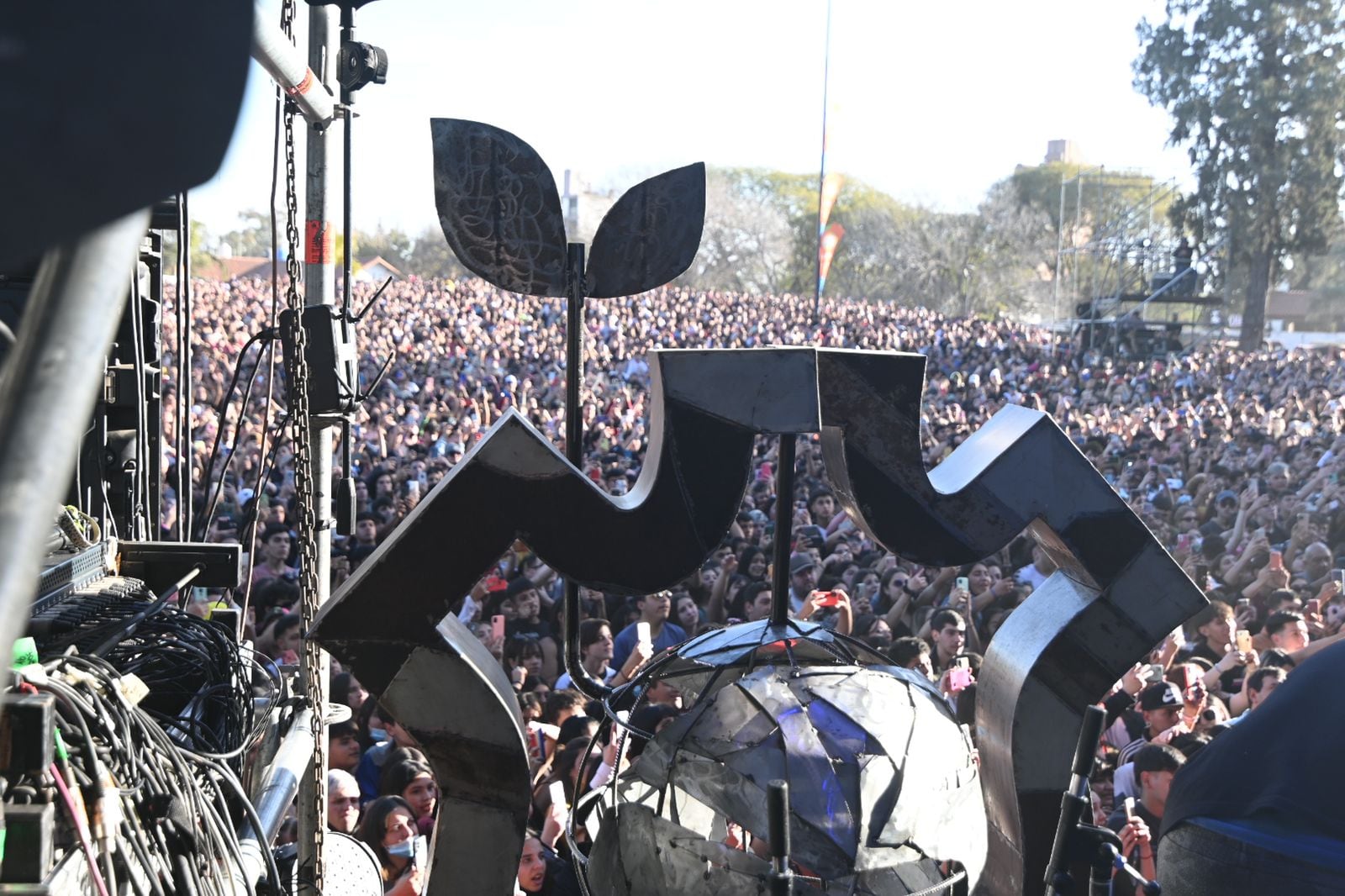 La primera edición del evento de reciclaje, en el Parque de Las Tejas. 