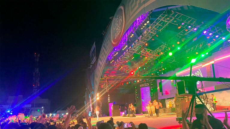 La primera noche del Cosquín Cuarteto 2022.