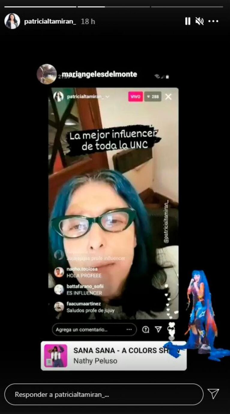 La profe influencer de la UNC: da clases virtuales al ritmo de Nathy Peluso