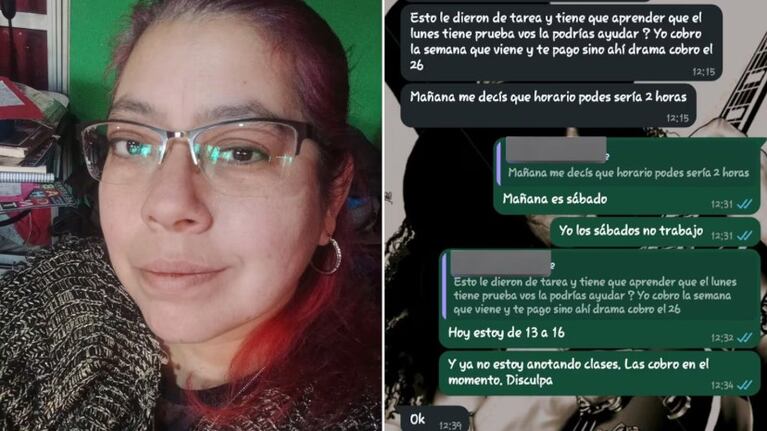 La profesora expuso a una madre y se volvió viral.