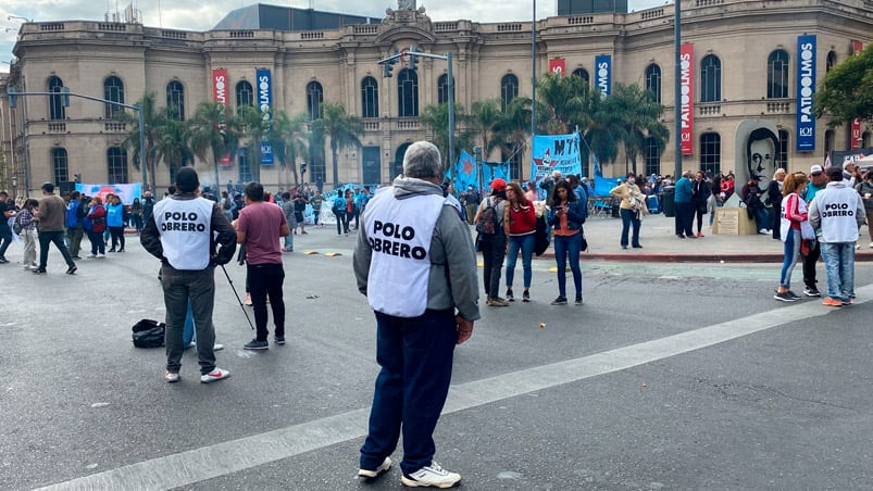 La protesta generó cortes de tránsito en el centro de Córdoba. Foto: Luchi Ybáñez/El Doce.