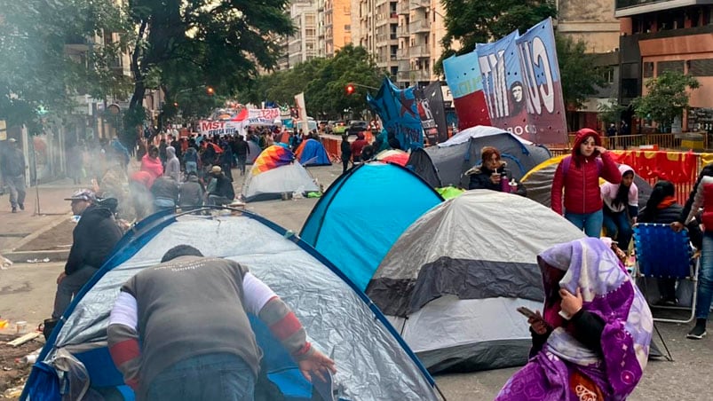 La protesta social podría extenderse más allá del viernes. 