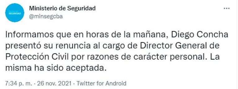 La Provincia cubrió a través de “razones personales” una grave acusación