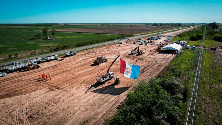 La Provincia inició los últimos tramos de la Autopista 19.