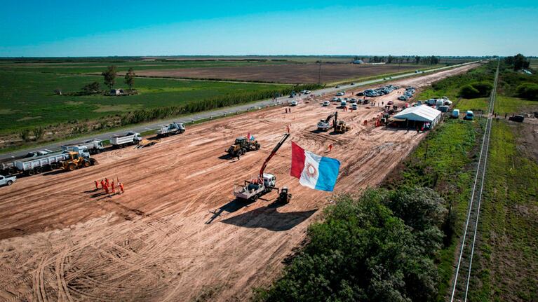 La Provincia inició los últimos tramos de la Autopista 19.