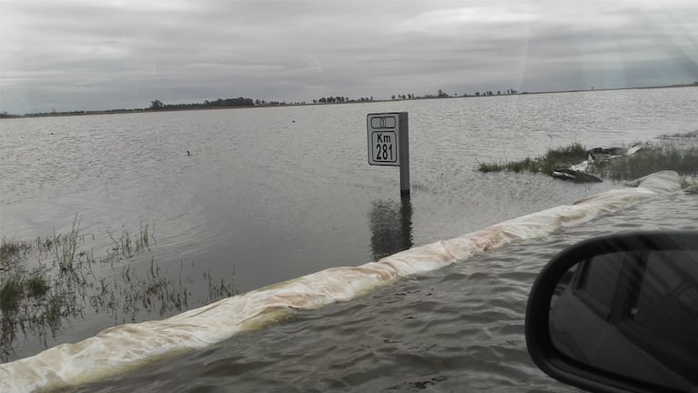 La provincia y la ciudad ya no soportan más agua. 