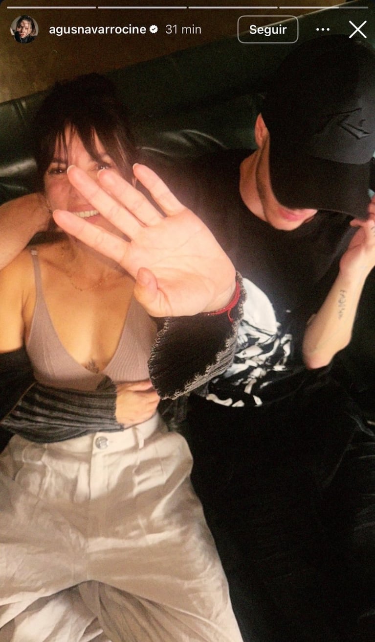 La publicación de Gimena Accardi.