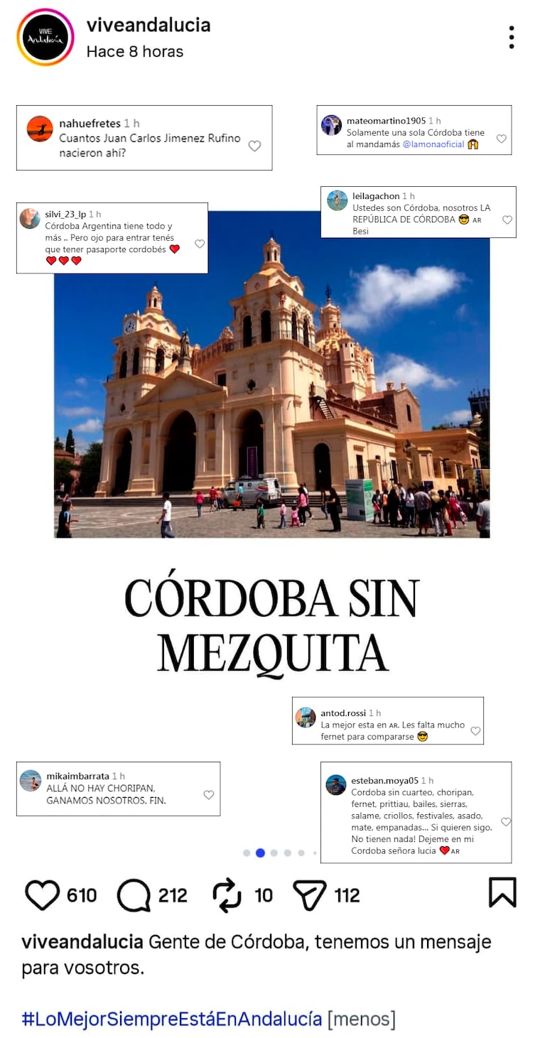 La publicación tuvo respuestas de todo tipo.