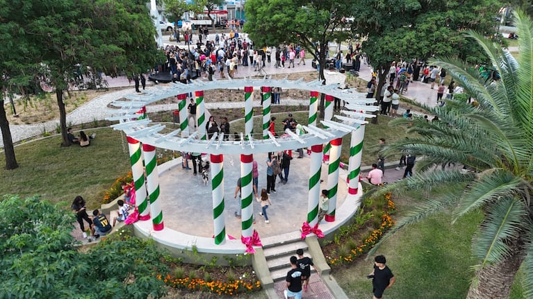 La puesta en valor de la plaza Rafael Núñez.