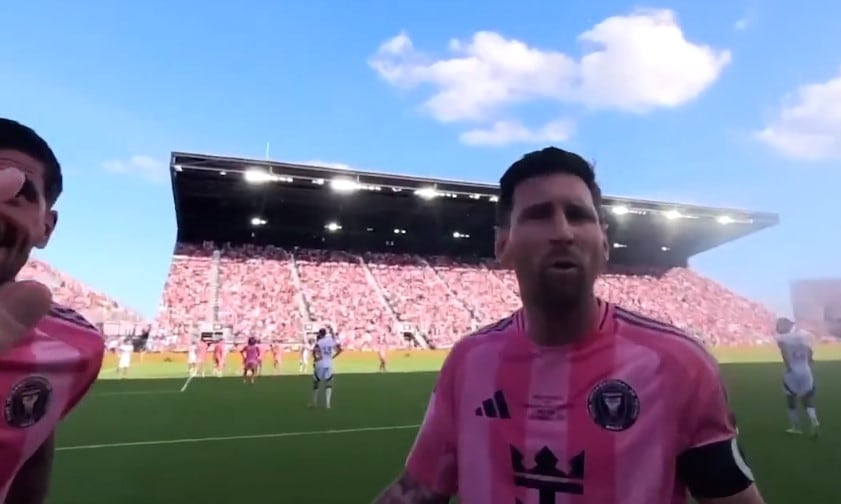 La Pulga, cara a cara con el árbitro de la final de la MLS.