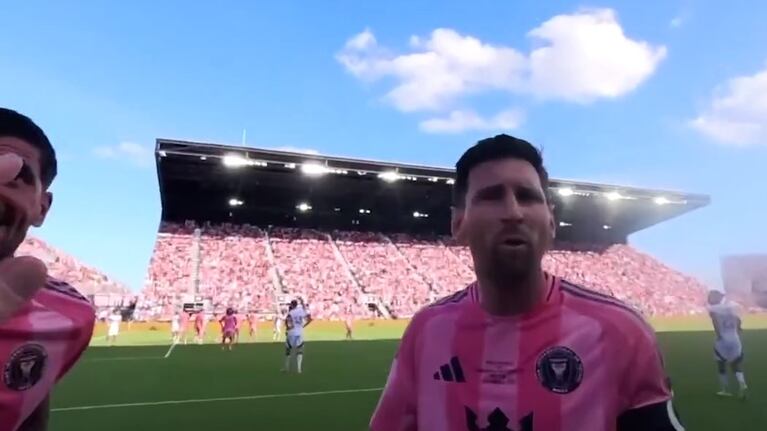 La Pulga, cara a cara con el árbitro de la final de la MLS.