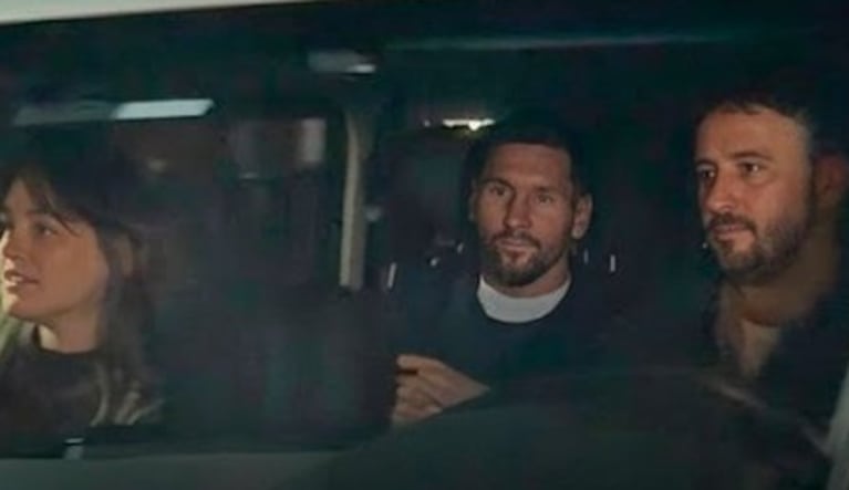 La Pulga llegó a su ciudad natal luego de la Copa del Mundo.